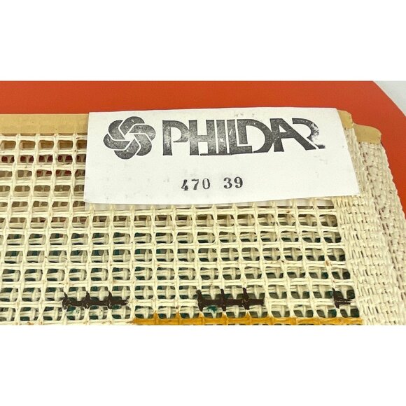 Vintage 70s latch hook canvas, Phildar Canada #47039, "King" Lion pattern - Picture 7 of 7